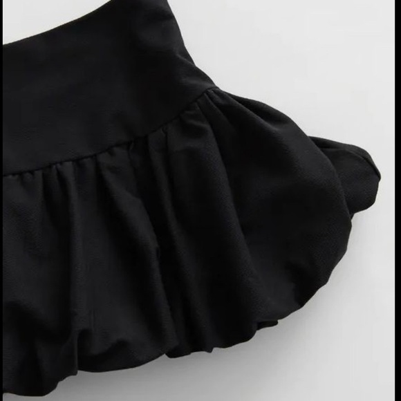 Zara Black Kids Skater Skirt - Picture 2 of 2